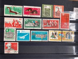 DDR 1962 Lot gestempelte Briefmarken
