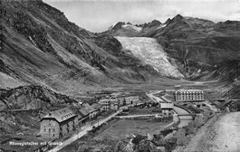 Gletsch mit Rhonegletscher