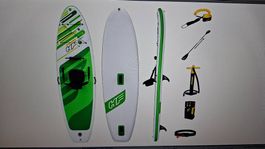 SUP, Stand Up Paddle Board, Komplett-Set mit Kajak-Umbausatz