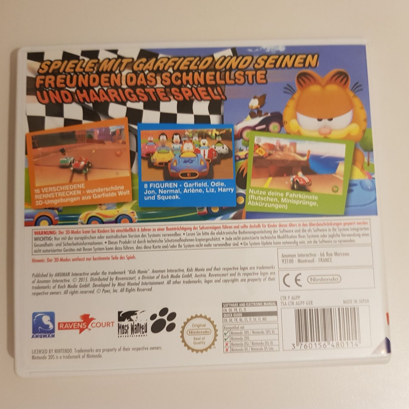 Nintendo Giochi: Garfield Kart /3DS – Usato da Münchenstein venduto da 2DGames 1
