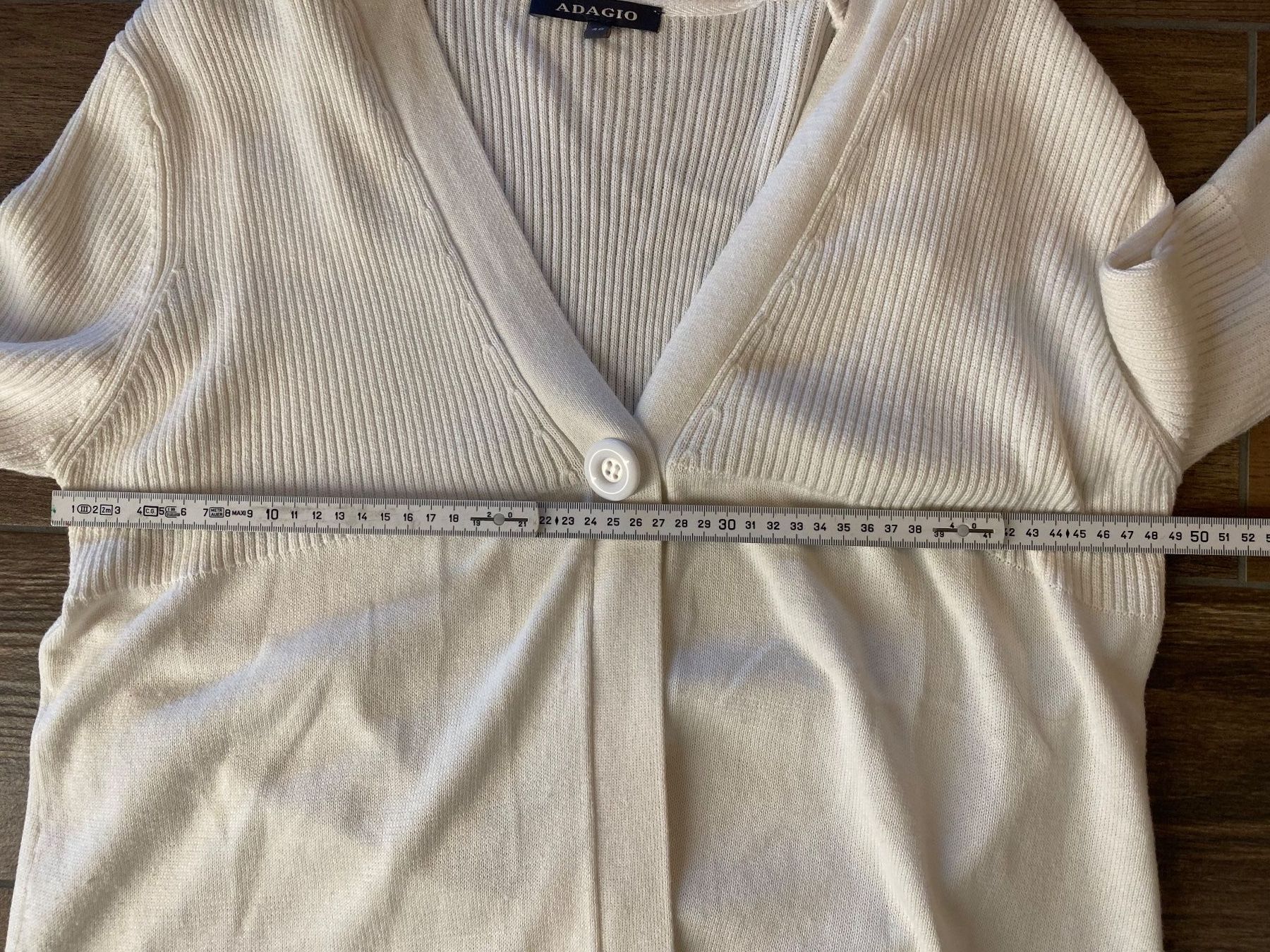 Jacken: Adagio Strickjacke weiss Gr. 46 – Gebraucht aus Pratteln von a23_j2gs 8