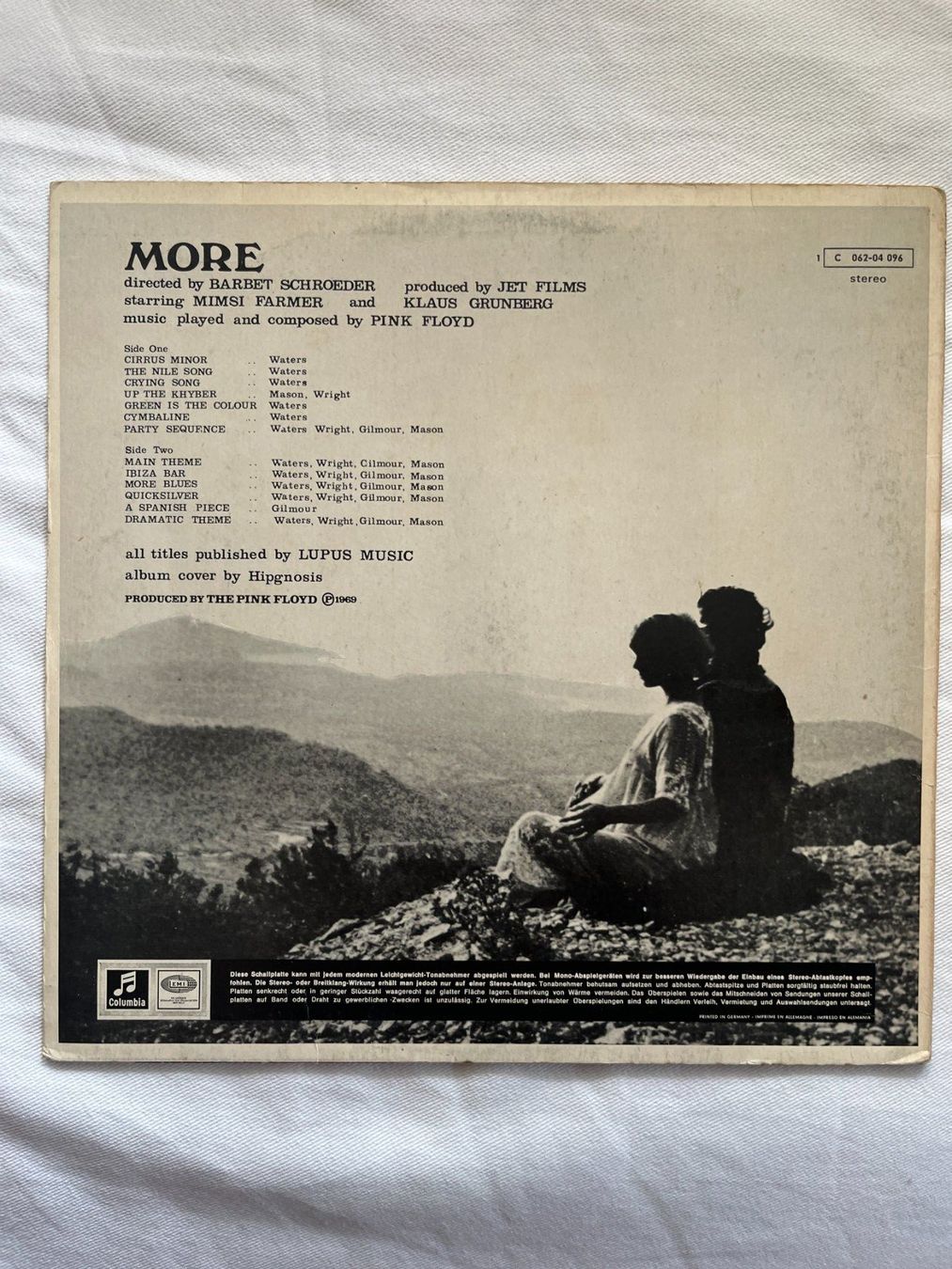 Schallplatten: Pink Floyd - More Vinyl LP, older German pressing – Gebraucht aus Effretikon von ChrisLamberger 1