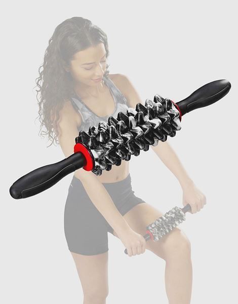 Dispositivi per massaggi: Faszienroller "Noppen" mit Handgriff – Nuovo e nell'imballaggio originale da Allschwil venduto da therapyshop