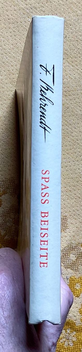 Libri: Satire Buch Spass Beiseite – Usato da Endingen venduto da nathan05 1
