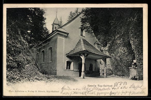 Cartes postales: AK Rigi-Kaltbad, Kapelle, 1903 – D'occasion à Berlin par bartko-reher