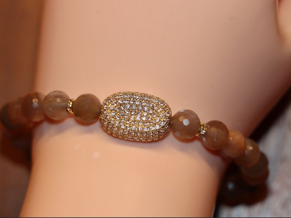 PiercingJak Foto Projektion Armband - Personalisiert Mit Bild Im Stein