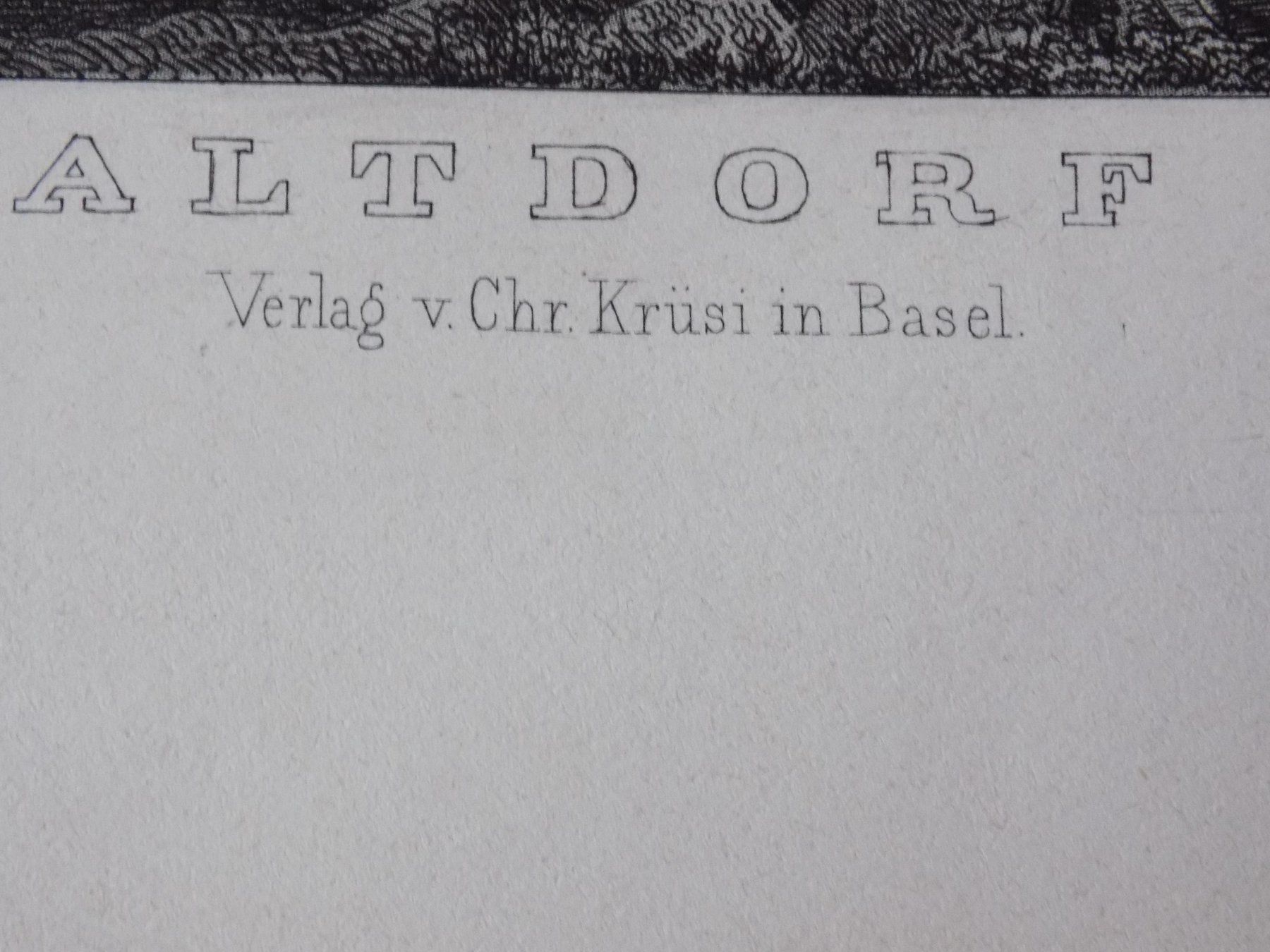 Gravures: Altdorf – D'occasion à Risch par Rischli15 2