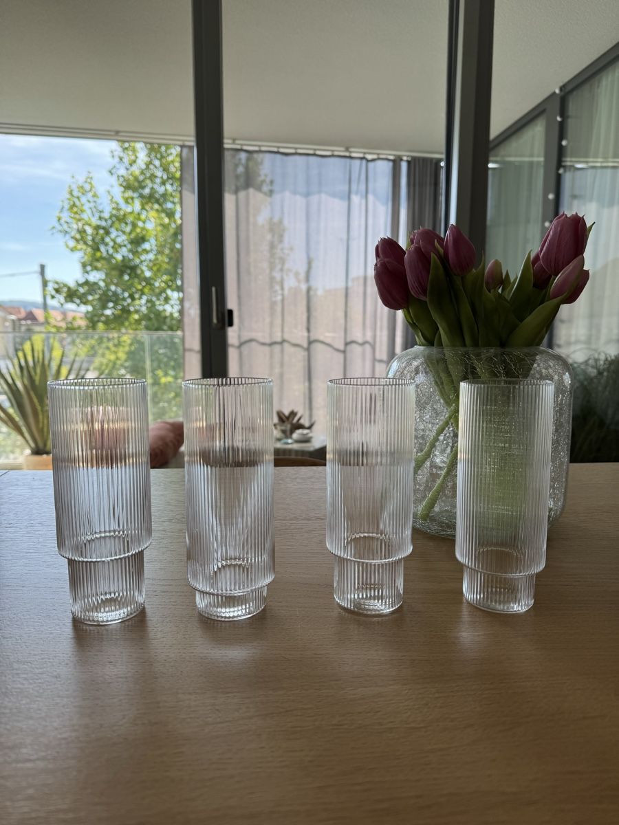 Ferm living Gläser: Ferm Ripple Gläser Set – Gebraucht aus Zürich von Lela_ 1