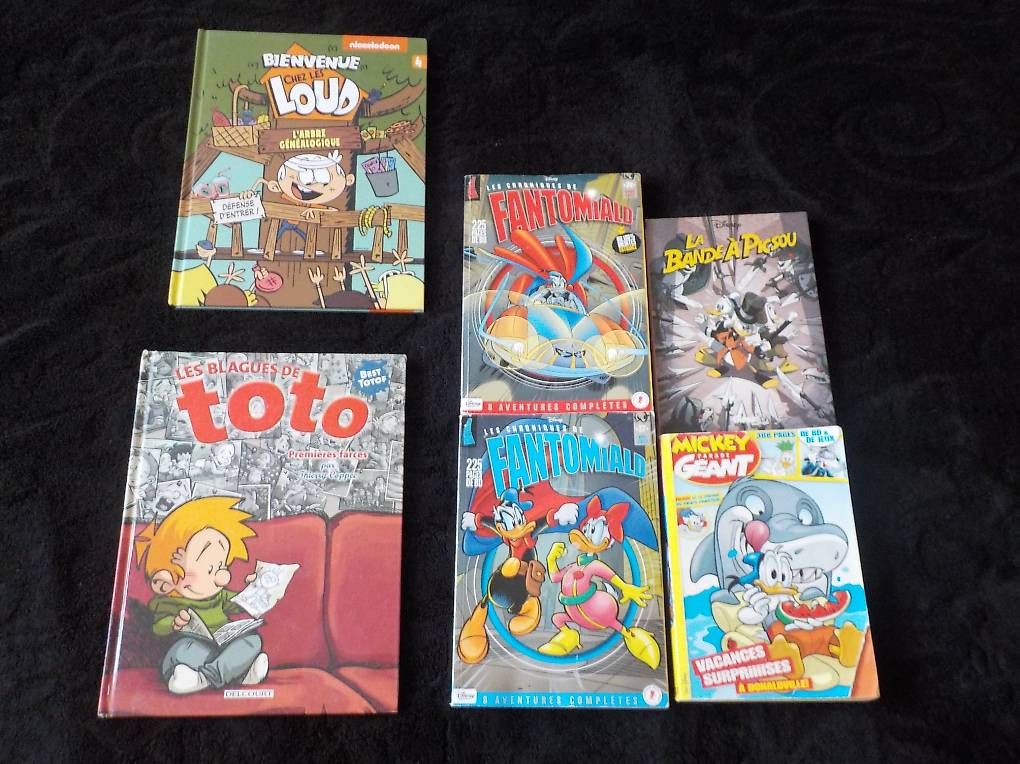 Fumetti: 6 BD pour enfants de 7-8 ans – Usato da Le Mont-sur-Lausanne venduto da Mont-sur-Lausanne