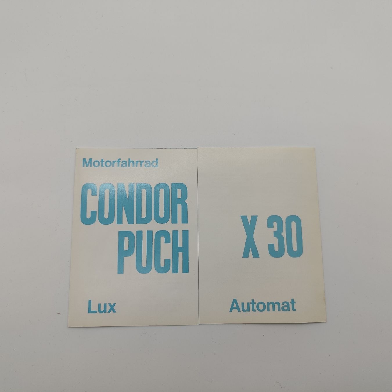 Puch Ciclomotori: Puch Condor X30 Prospekt – Usato da Hellbühl venduto da 30R_R30 2