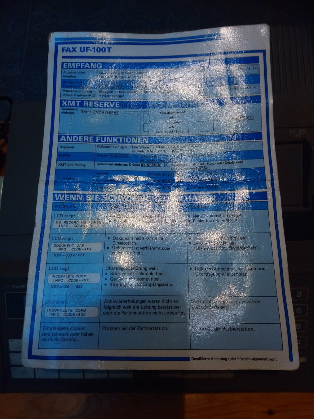 Apparecchi Fax: Fax/Tel./Copy – Usato da Meikirch venduto da tsolakidis 5