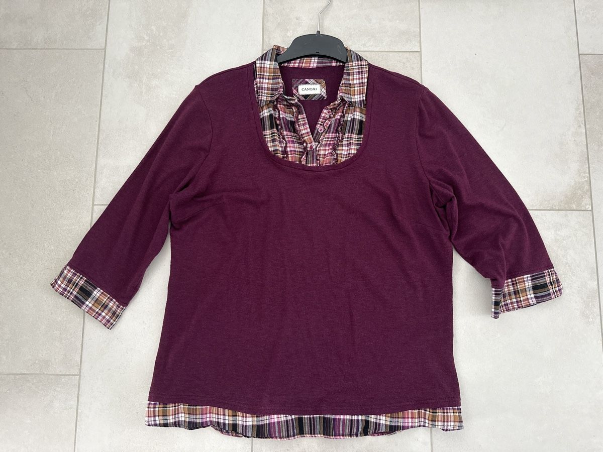Camicette: Damen Bluse violett – Usato da Zug venduto da Hehe