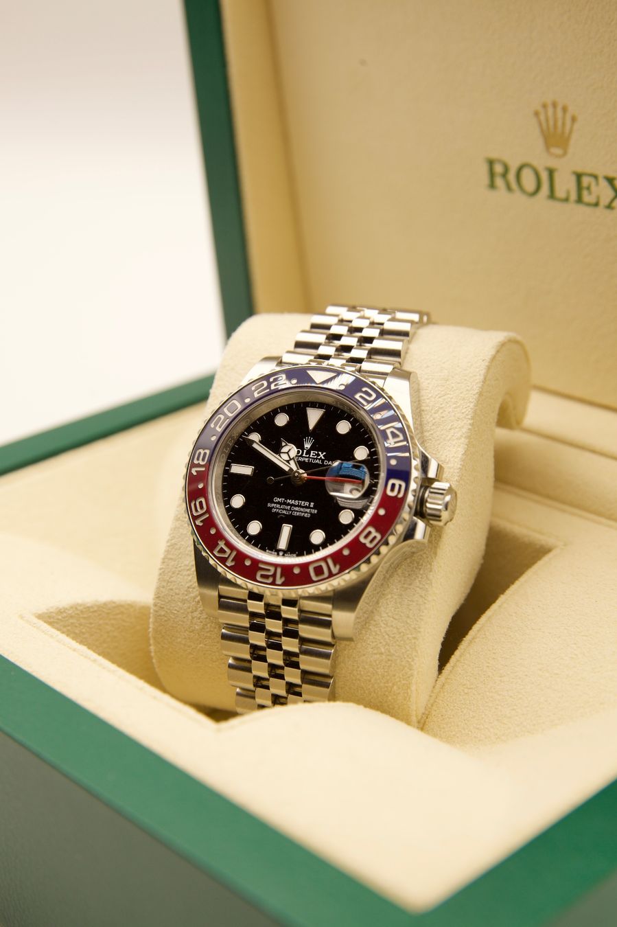 Rolex Uhren: Zwei Rolex GMT - Master Pepsi Jubilee / Oyster – Neu (gemäss Beschreibung) aus Schaffhausen von Atelierstirling 3