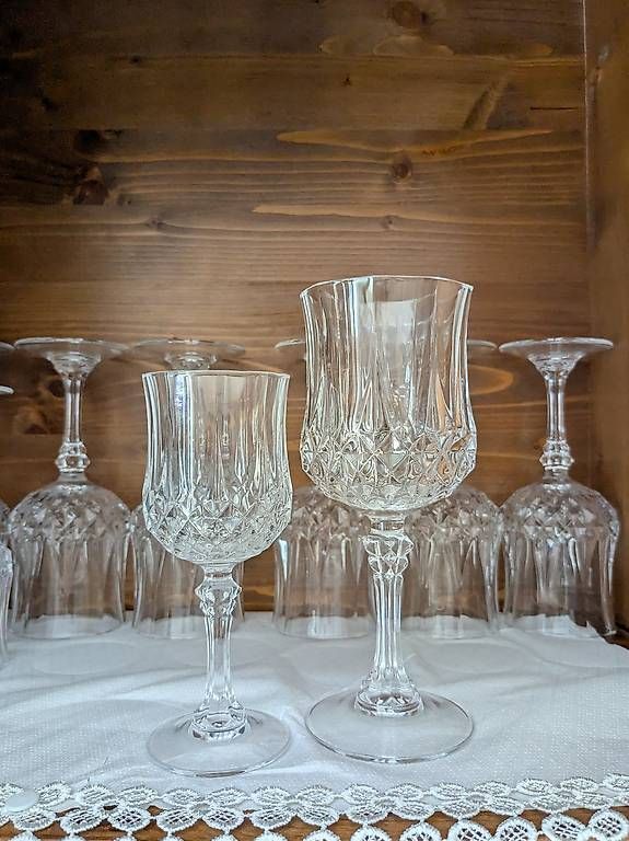 Bicchieri: Calici da vino in Cristallo  – Usato da Ligornetto venduto da PoGabriella 1