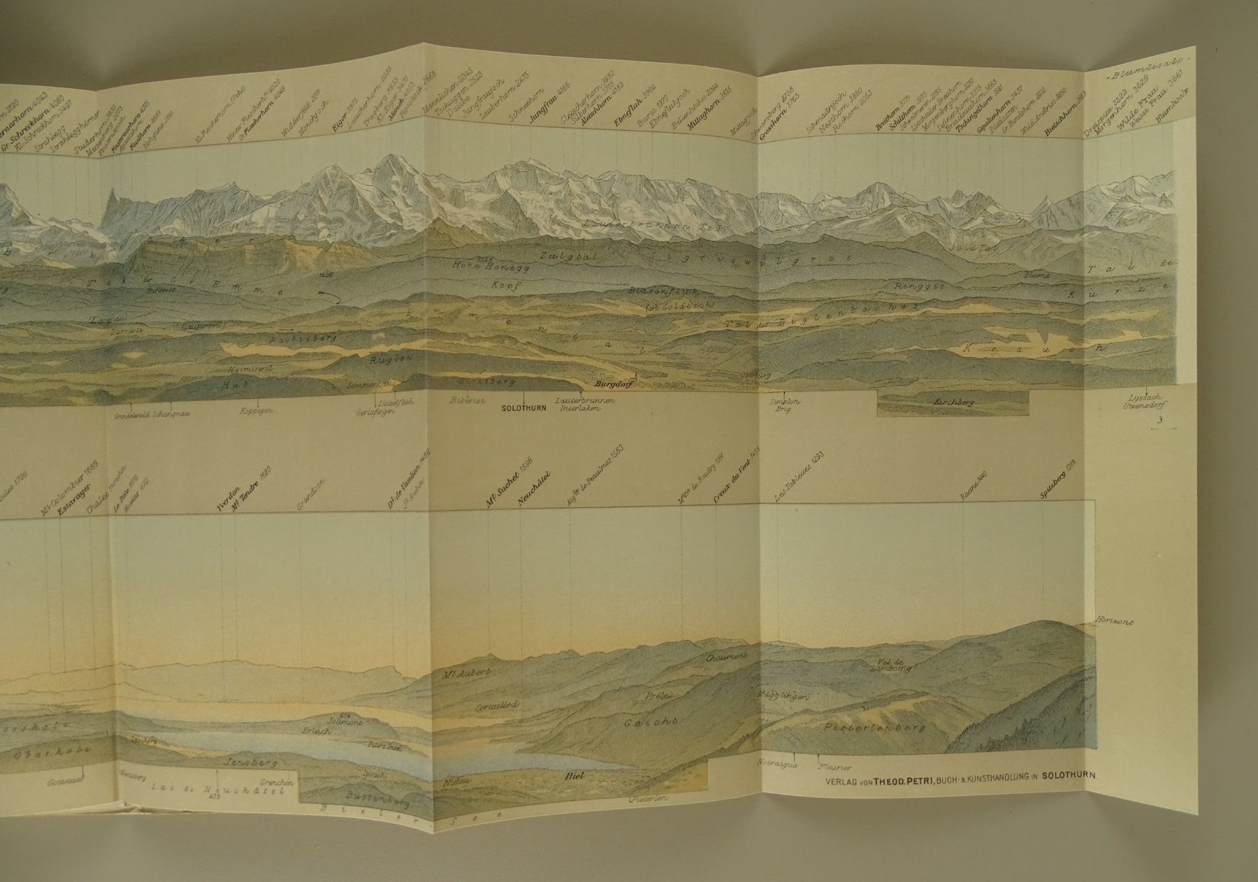 Incisioni: PANORAMA VOM WEISSENSTEIN 1904 – Usato da Grüningen venduto da Kartensammler 5