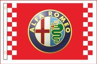 Alfa Romeo Fahne / Flagge  90 x 150 cm