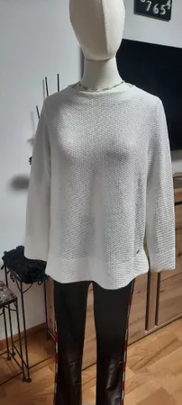 Lisa Tossa Damen Pullover Weiss Gr. M - Top Zustand!