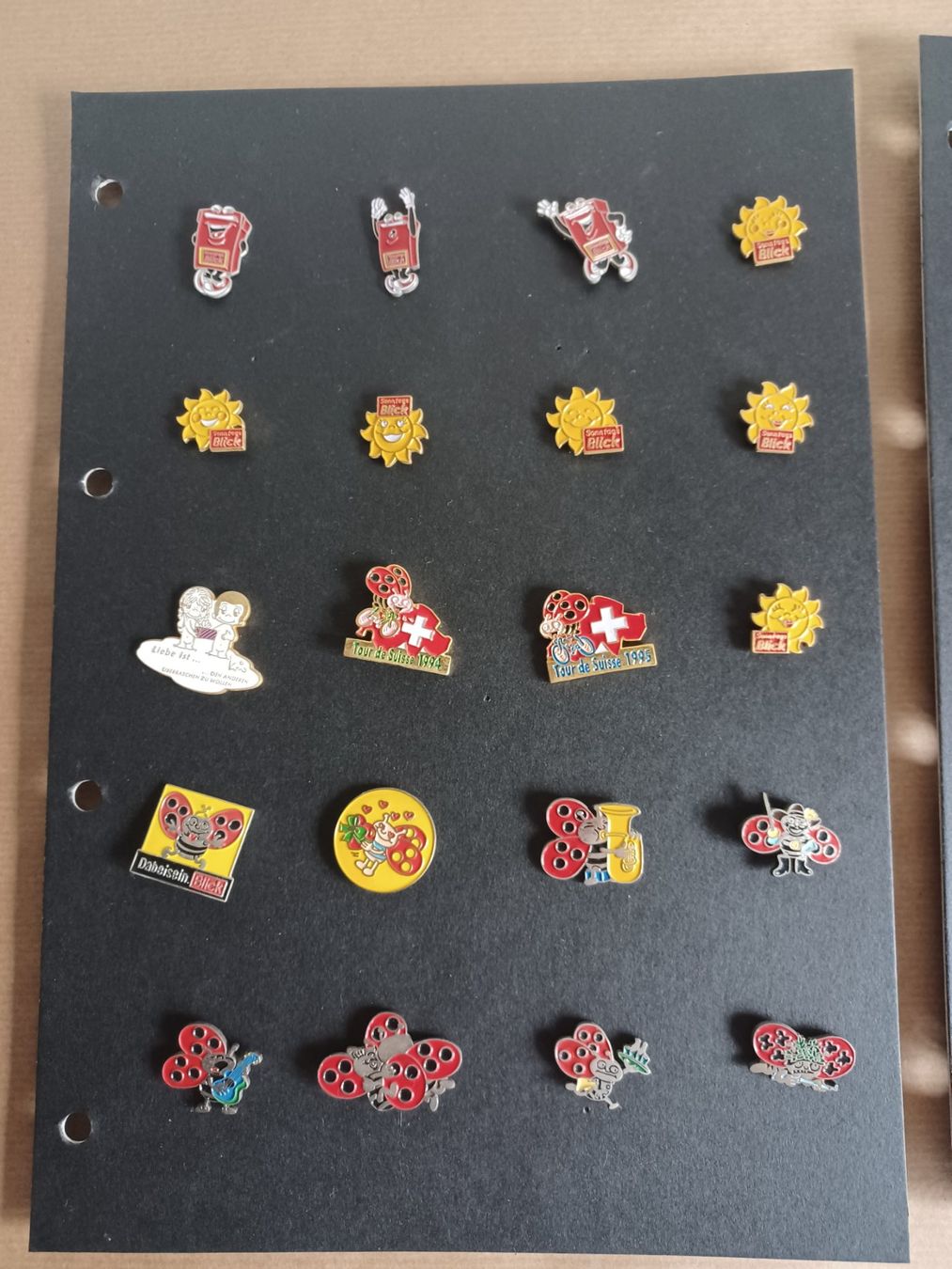 Swiss Placchette & Badge: b/40+ verschiedene Pins Blick/Käferli mit Verschluss – Usato da Hagendorn venduto da siwasi3 1