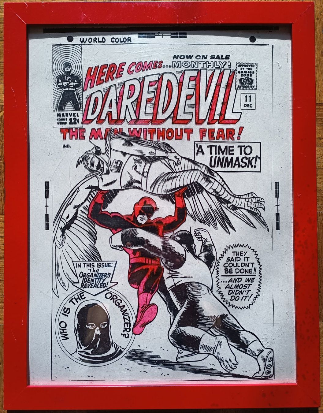 Fumetti: Bob Powell "Daredevil Cover Dec. 1965" – Usato da Schwerzenbach venduto da oldthings79
