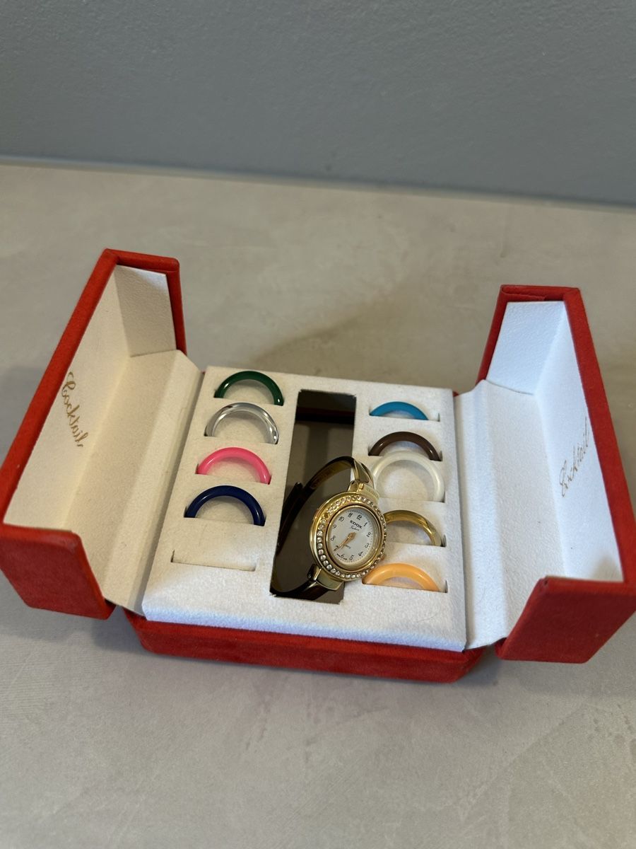 Edox Orologi: EDOX Damenuhr, mit 10 Wechselringen – Usato da Nebikon venduto da Bogdan_Antikes 1