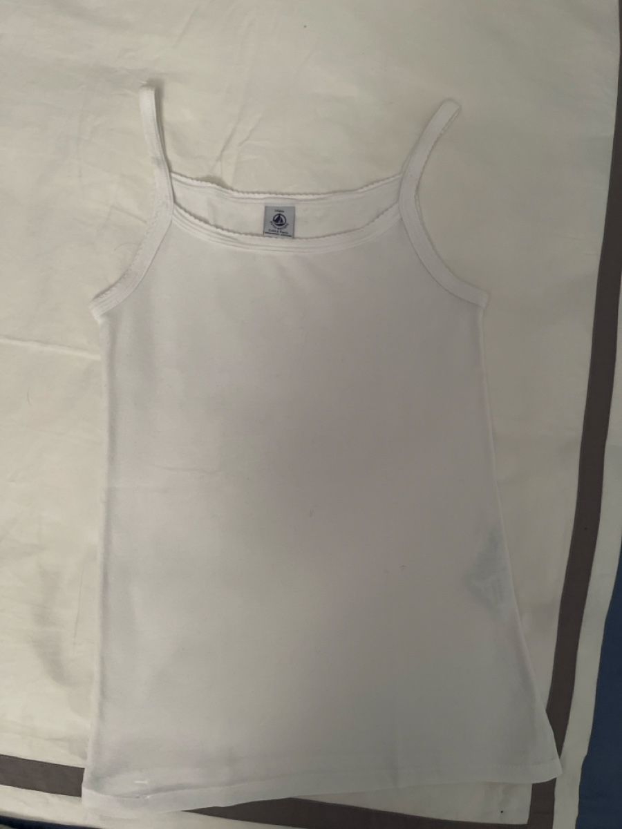 Petit Bateau Unterwäsche: 2 canotte 100% cotone bianche Petit bateau – Neu (gemäss Beschreibung) aus Rüschlikon von ant_5v7g