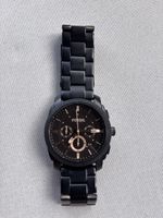 Fossil Chronograph Uhr Schwarz, guter Zustand