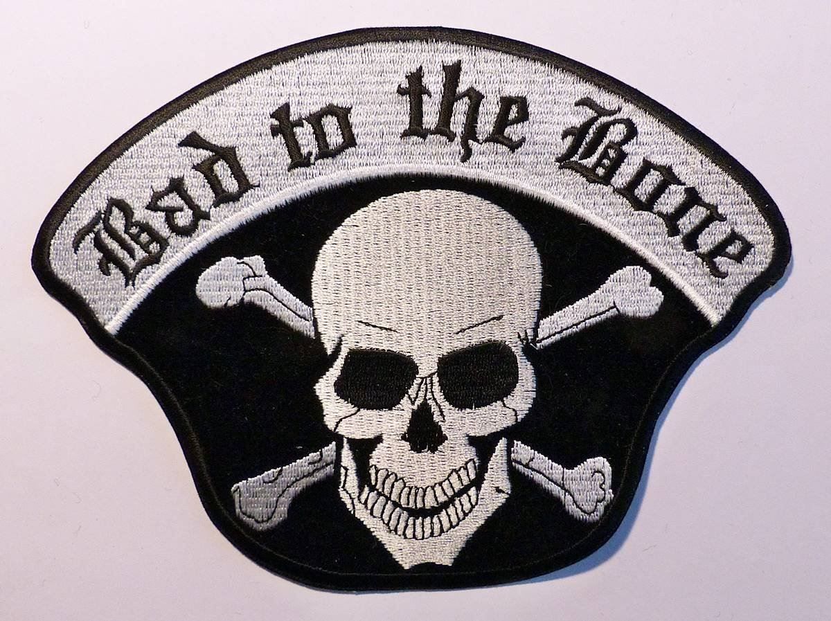 Toppe: BIKER LOT OF 2 PATCH HARLEY & BAD SKULL – Nuovo (secondo la descrizione) da Lugano venduto da YouWantUS 5