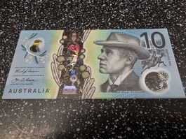 Australien 10 Dollar Banknote Banjo Paterson Mary Gilmore