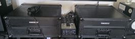 Technics SL-1210MK2 DJ Turntable Ecler Nuo 2.0 Mixer Case