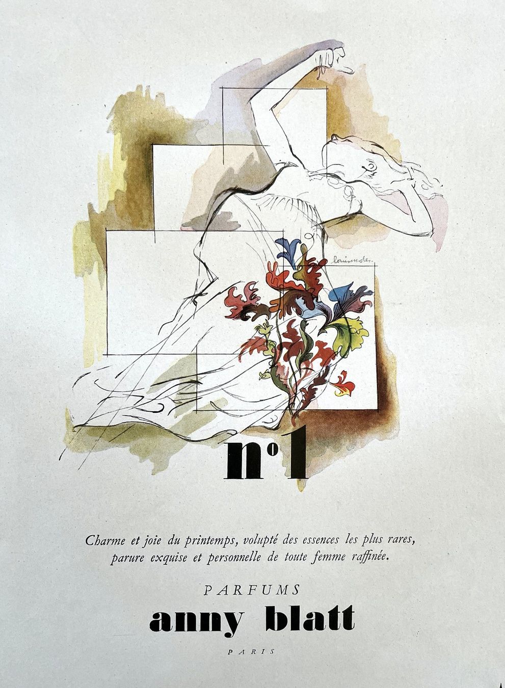 Foto & Immagini: Any Blatt Parfum - Alte Werbung / Publicité 1946 – Usato da Savagnier venduto da Ne2065