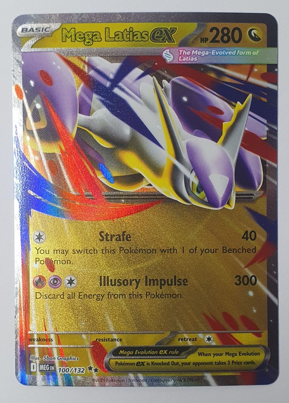 Pokémon Carte collezionabili: Mega Latias EX - Mega Evolution 100/132 - Pokémon (NM) – Nuovo (secondo la descrizione) da Gross venduto da ArcanaGameshop
