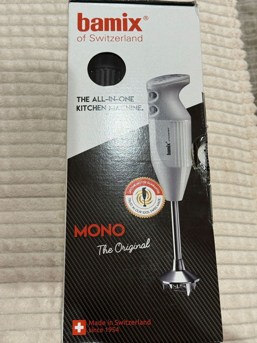 Bamix Elettrodomestici da cucina: NEU BAMIX Stabmixer Mono - The Original – Nuovo e nell'imballaggio originale da Rudolfstetten venduto da ReTechElectronics