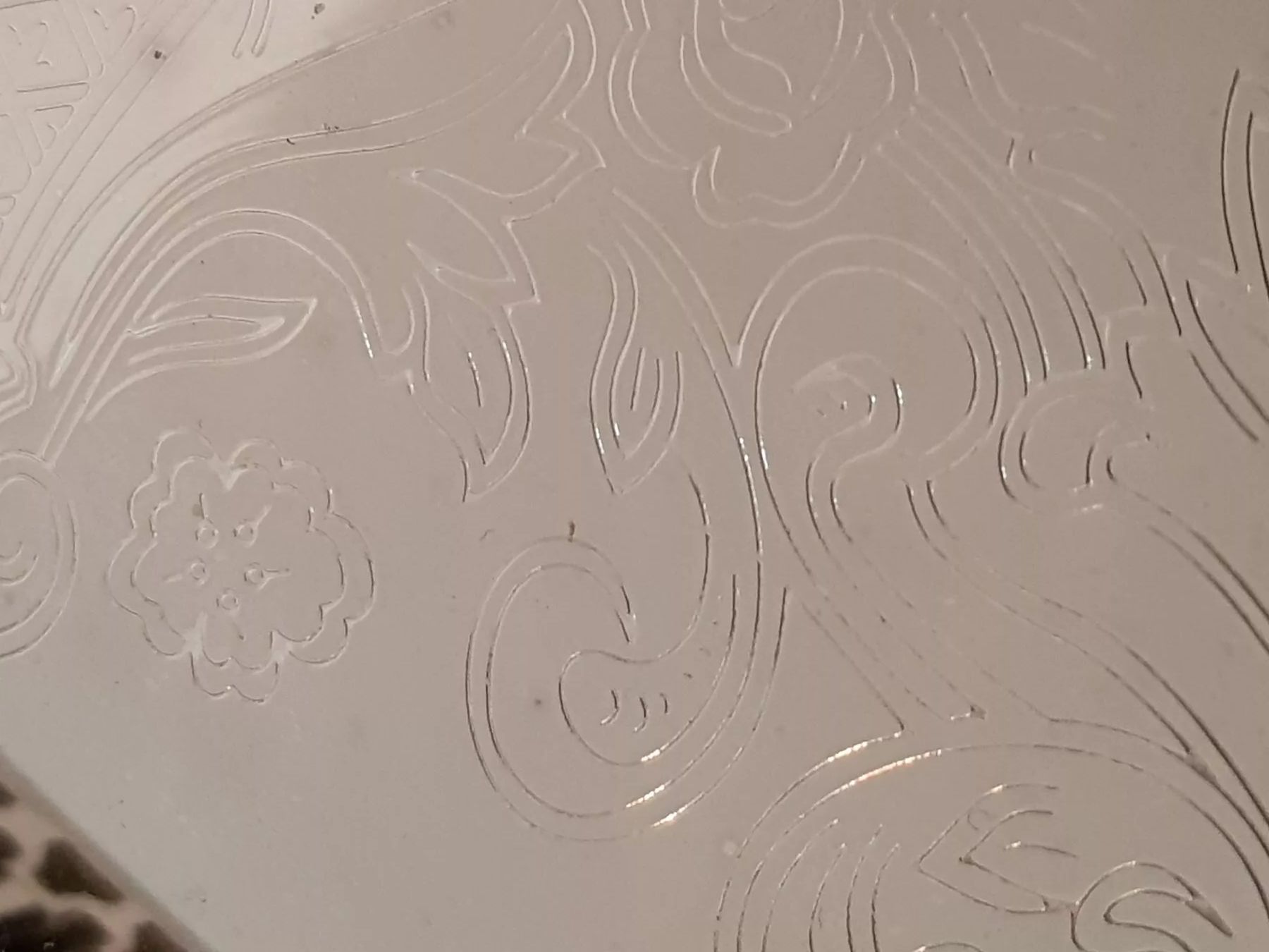 Piatti di portata: Tablett Metall Silber zum Servieren oder als Deko Platte – Usato da Kappelen venduto da swyder 6