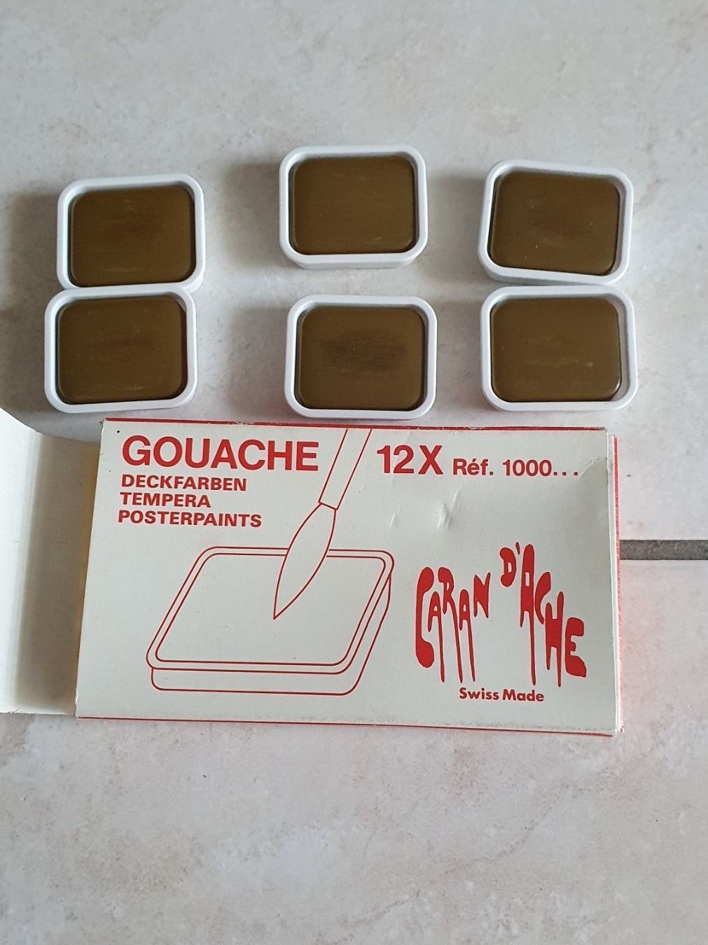 Colori: CARAN D'ACHE GOUACHE 035 Farbtabletten – Nuovo (secondo la descrizione) da Winterthur venduto da Ywan1