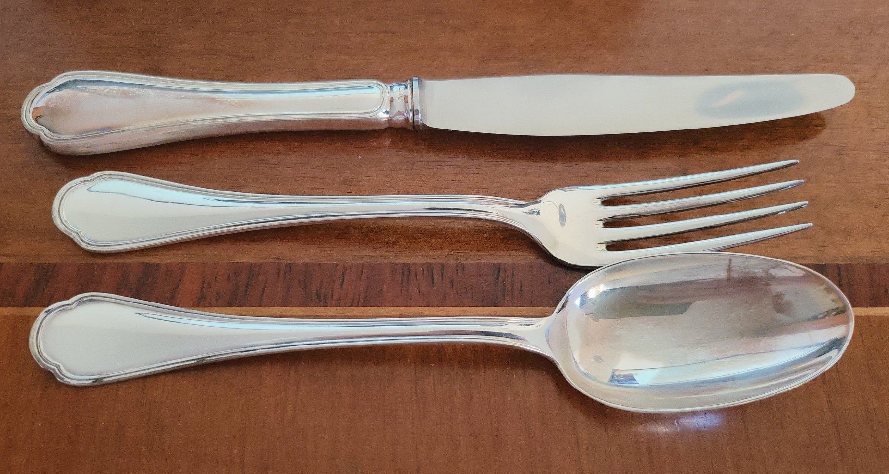 Jezler Bestecksets: Jezler Besteck-Set: Messer Gabel Löffel – Gebraucht aus Muttenz von