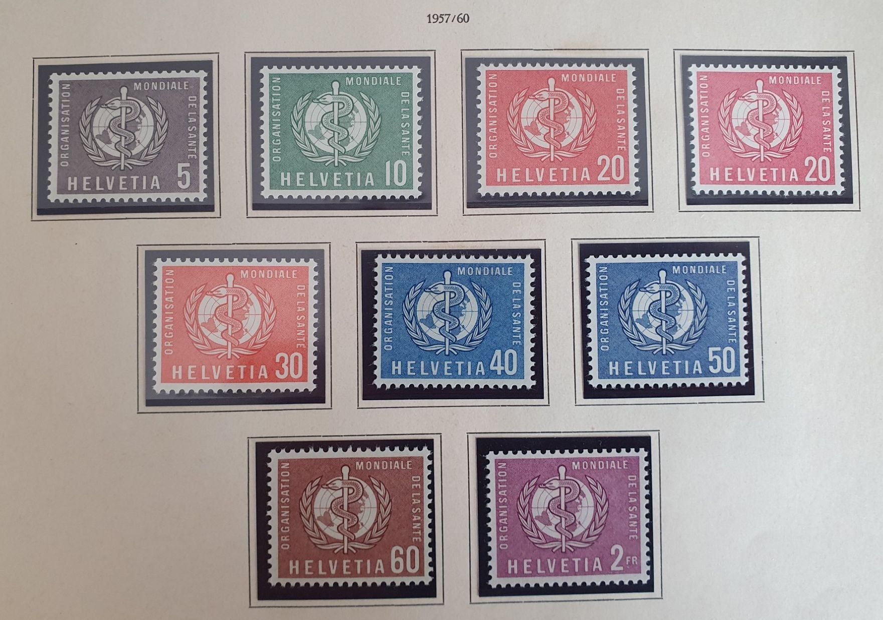 Alle Briefmarken: Teilsammlung Ämter, meist postfrisch, einzelne gestempelt – Gebraucht aus Fislisbach von Zigzag12 2