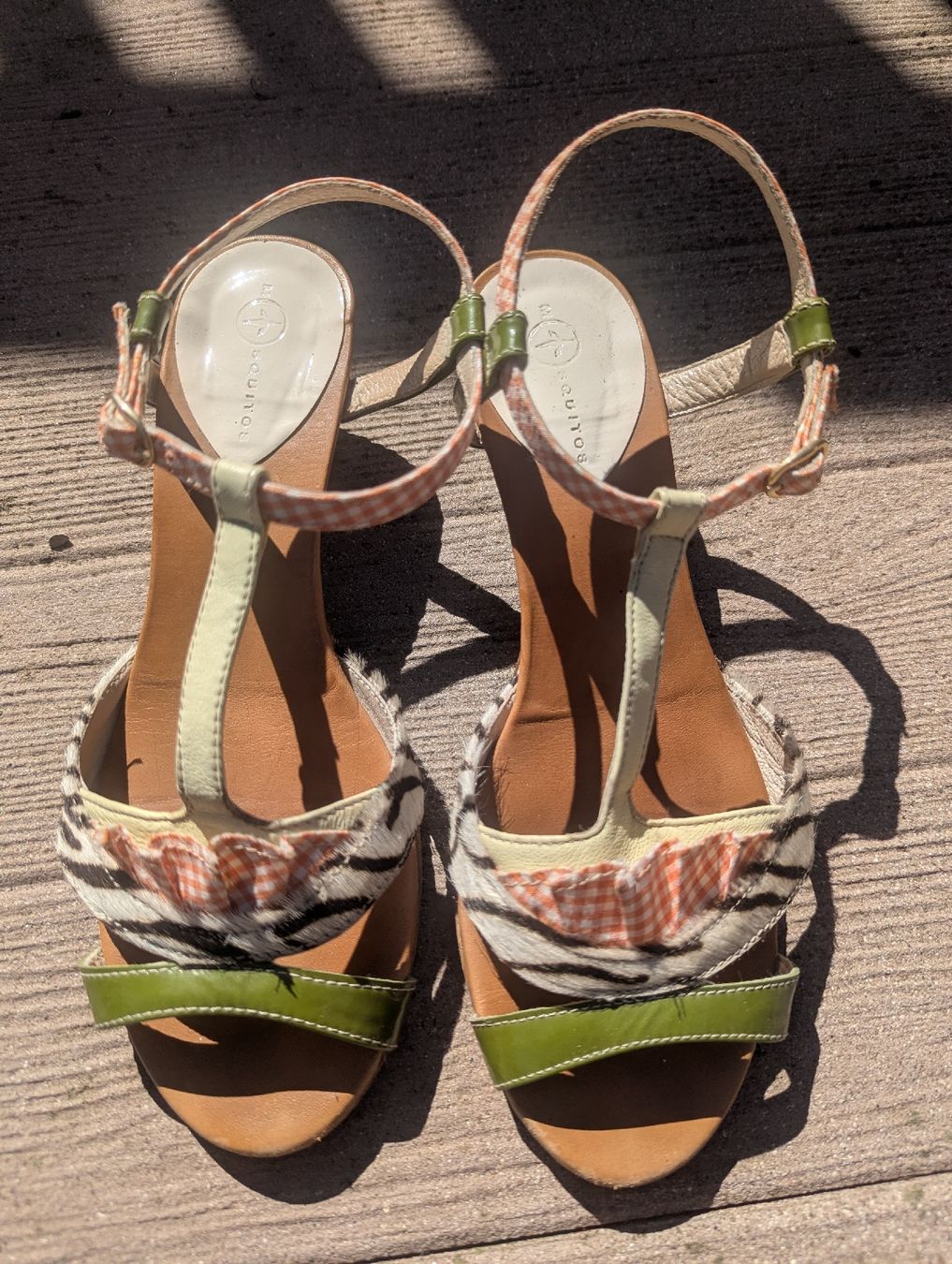 Scarpe da donna: Mosquitos Sandalen Gr. 39 Leder Zebra Print – Usato da Altendorf venduto da Eistoelter 1