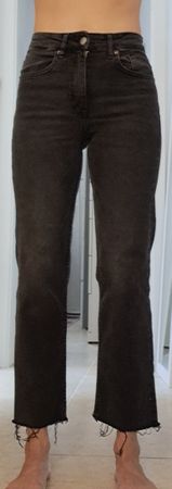 Jeans gris foncé Divided Taille 36