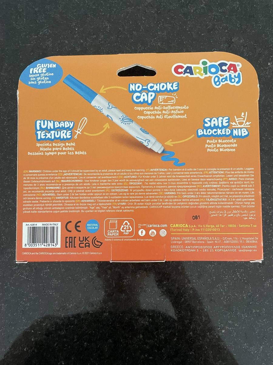 Stylos & Marker: Carioca Baby Stifte 12er Set – Neuf avec emballage d'origine à Niederhelfenschwil par jas_sq7y 1