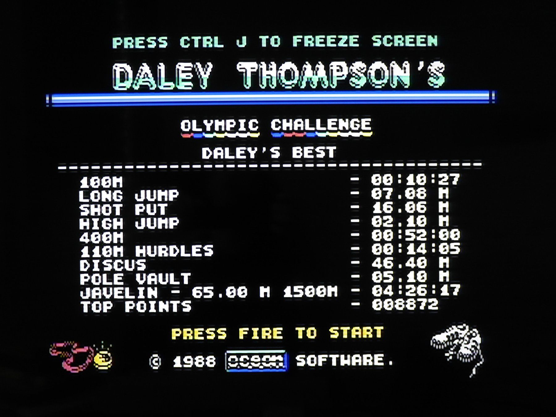 Jeux: Daley Thompson's Olympic Challenge Commodore 64 – D'occasion à Dietwil par deneb26 5