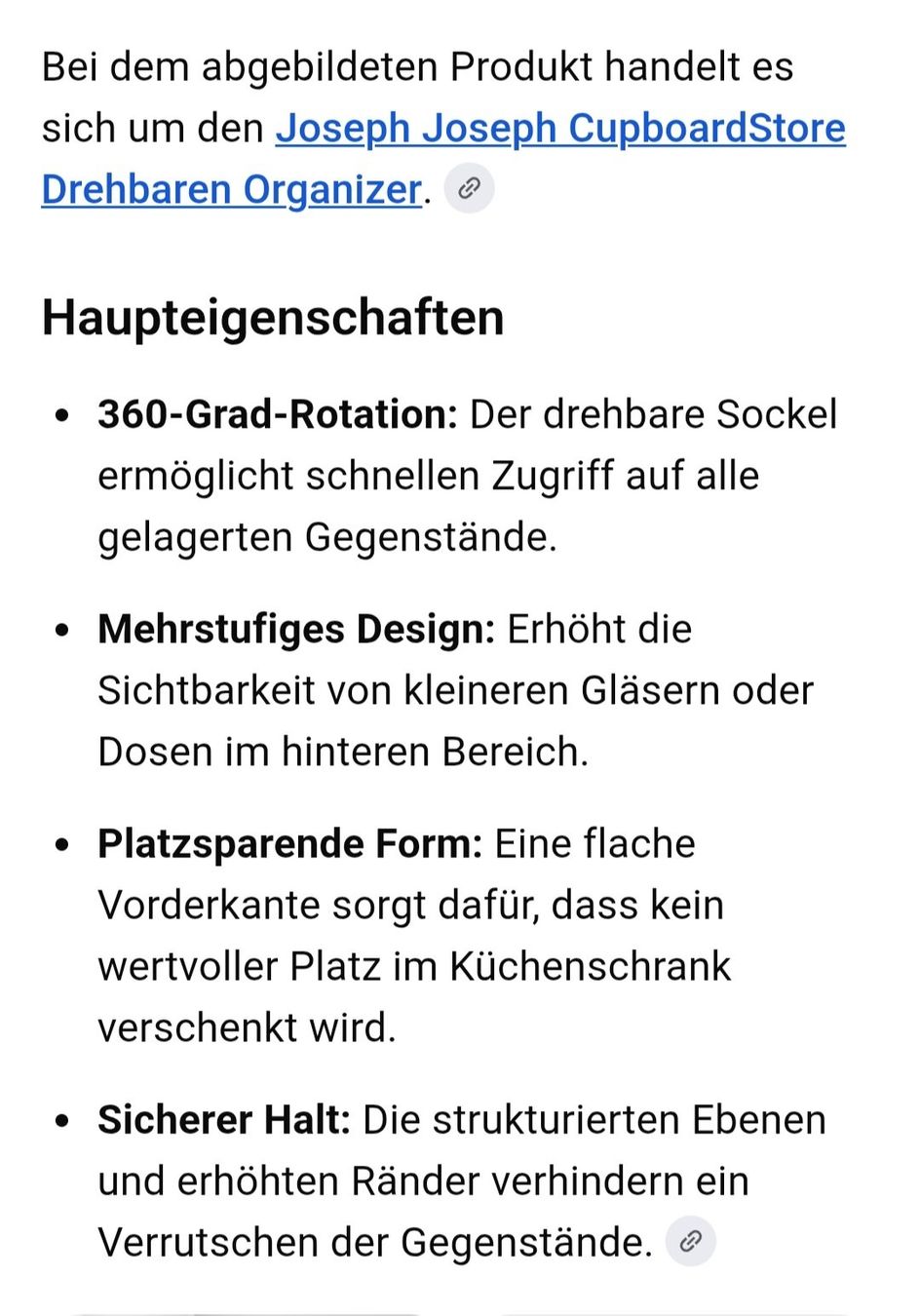 Joseph Joseph Contenitori & Simili: Joseph Joseph CupboardStore Organizer Drehteller neu – Nuovo e nell'imballaggio originale da Siebnen venduto da KiKla-Siebnen 5