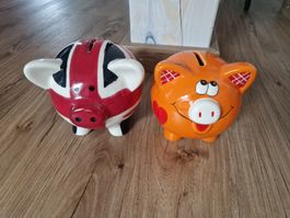 Sparschwein zwei Stk. guter Zustand