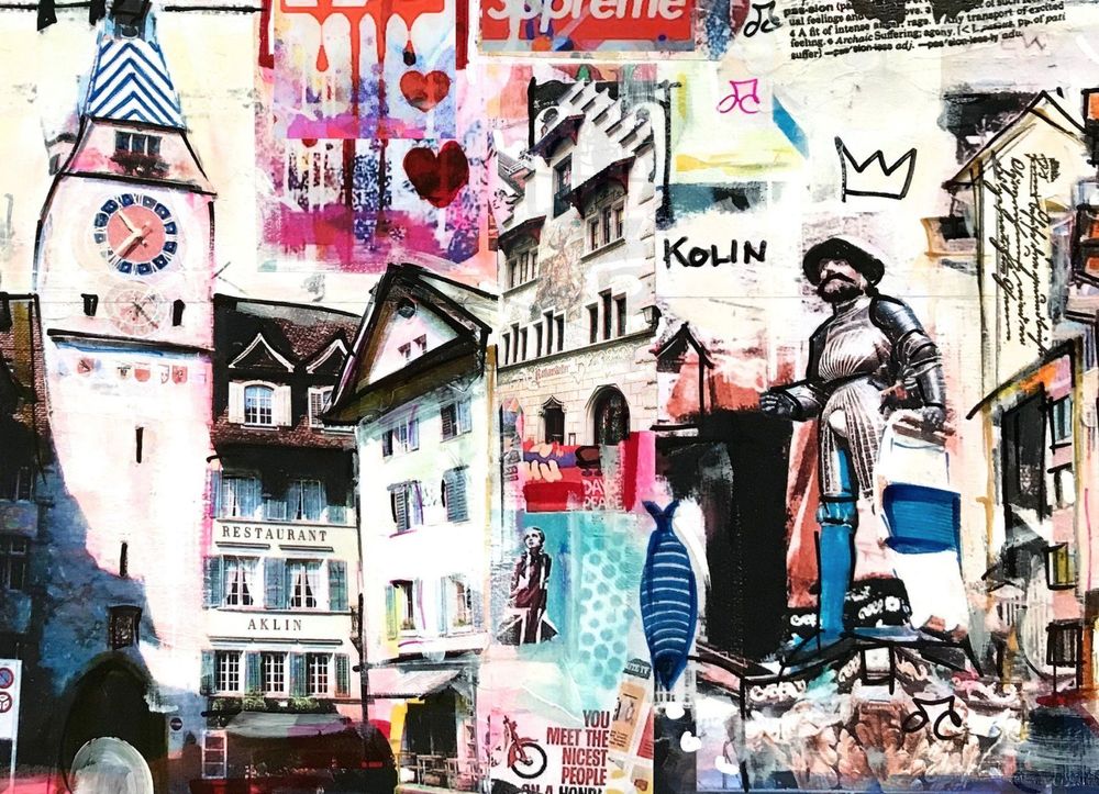 Zug Pop Art Kunst Life City Supreme Kolinplatz Modern Aklin Kaufen