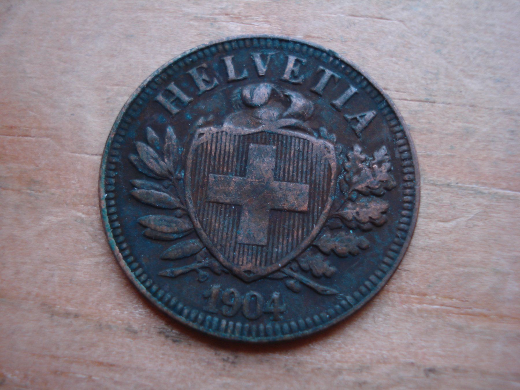 Tutti le monete: (W5) 2 Rappen 1904 – Usato da Erlach venduto da Net-Coins