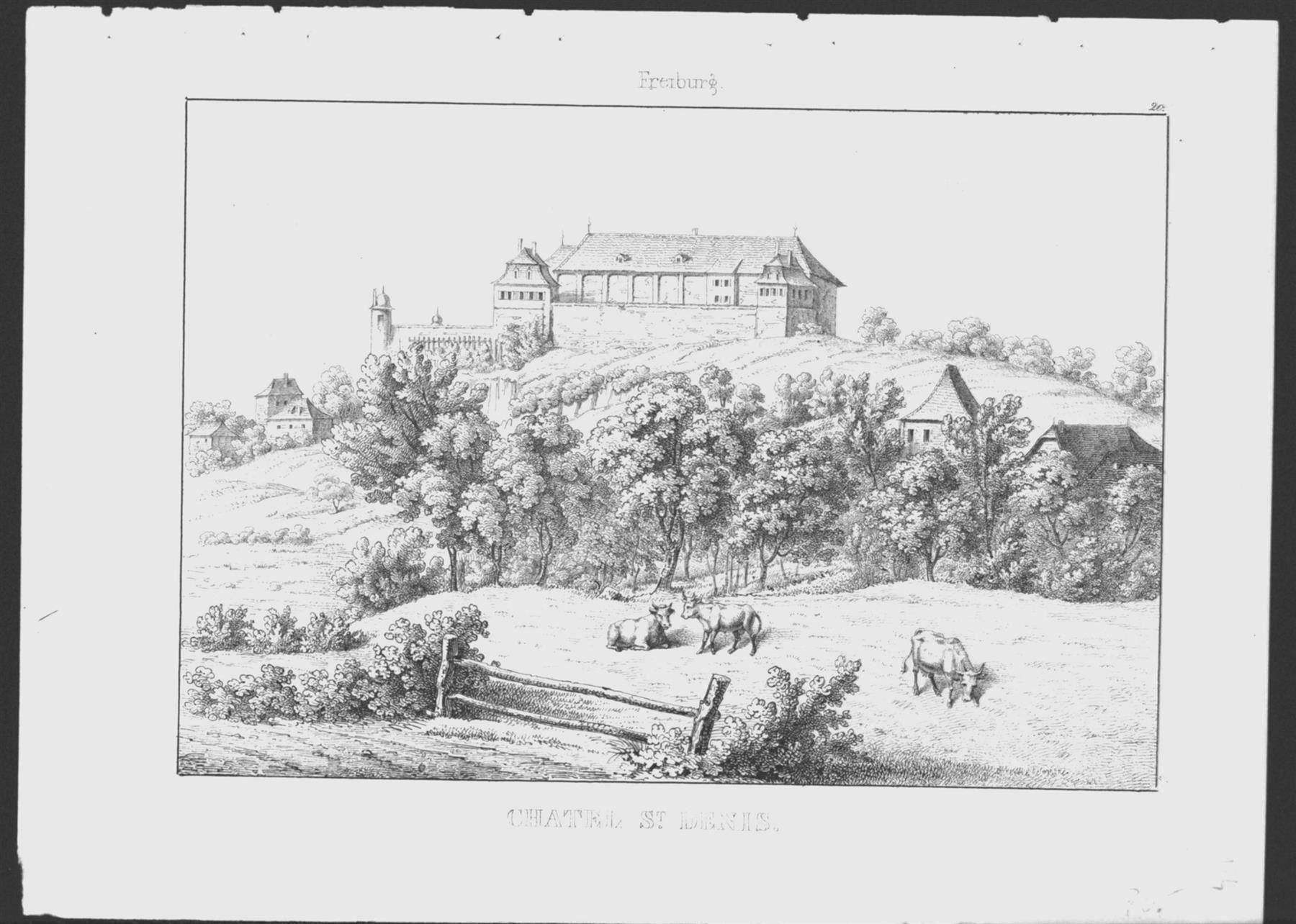 Stiche: Chatel st. Denis von Wagner 1840 – Gebraucht aus Rafz von Helvet32