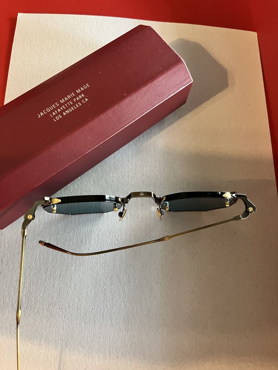 Jacques Marie Mage Occhiali & Lenti: JACQUES MARIE MAGE EL DORADO - OR ANTIQUE – Nuovo e nell'imballaggio originale da Clarens venduto da hal_y9wf 9