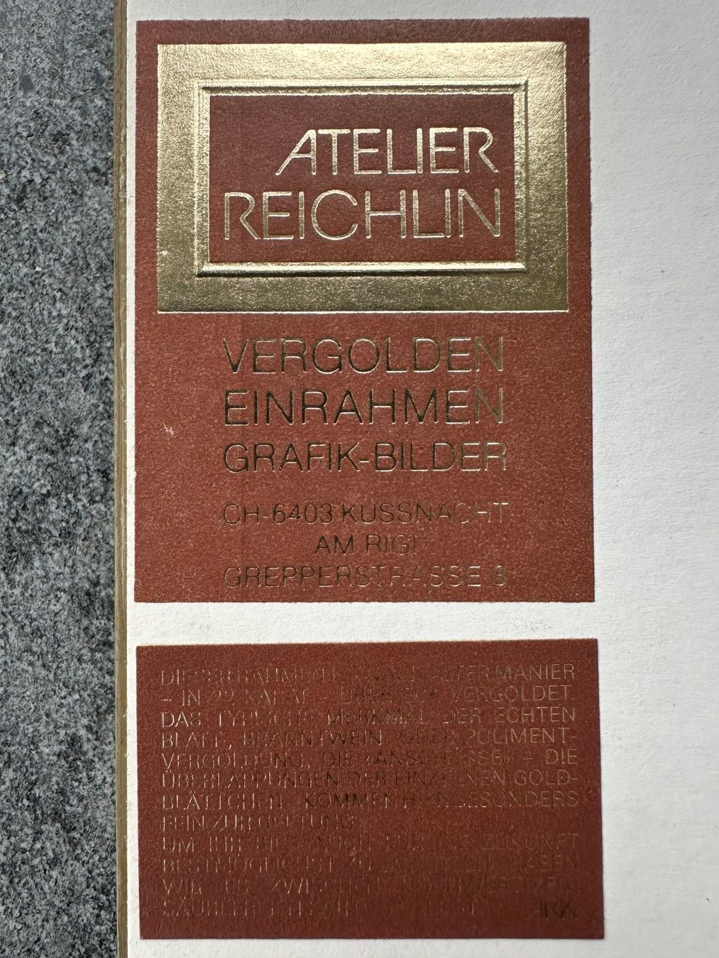 Incisioni: Antiker Stich Rigi Kulm – Usato da Adligenswil venduto da e17s15 2