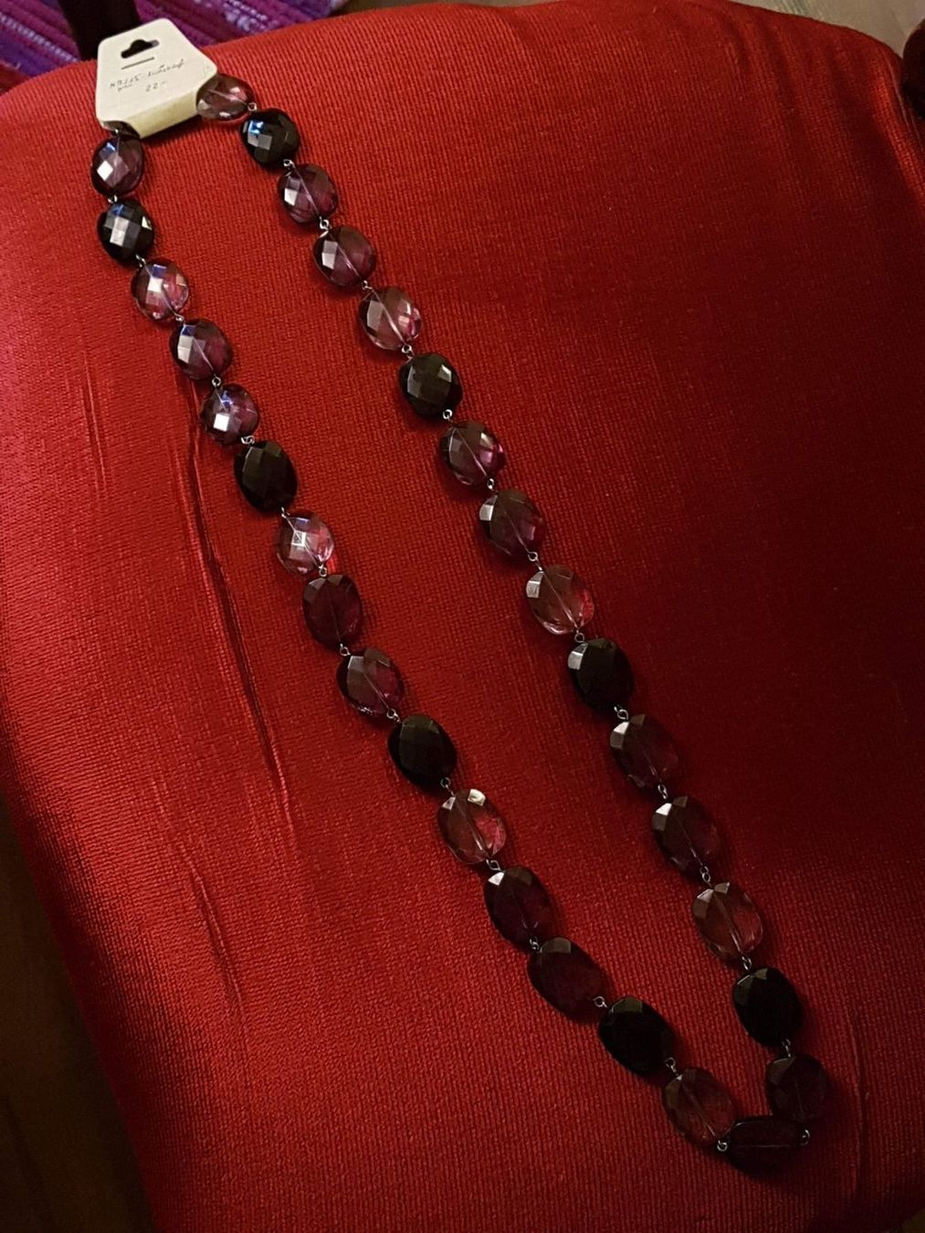 Catenine: Kette aus facettierten ovalen Beads – Usato da Ettingen venduto da Maranathatalitha