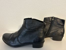 Schwarze Stiefeletten von Rieker, Grösse 41, Top Zustand!