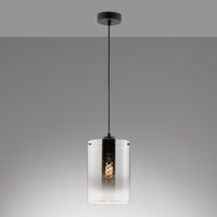 Pendelleuchte, Rauchfarbig, 18 cm Ø